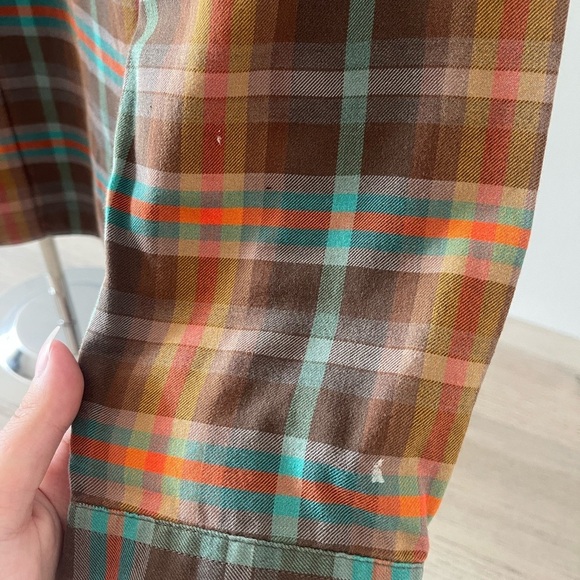 Patagonia | Buckshot Plaid Button Up Shirt Outdoors Cotton Lightweight - Picture 3 of 5